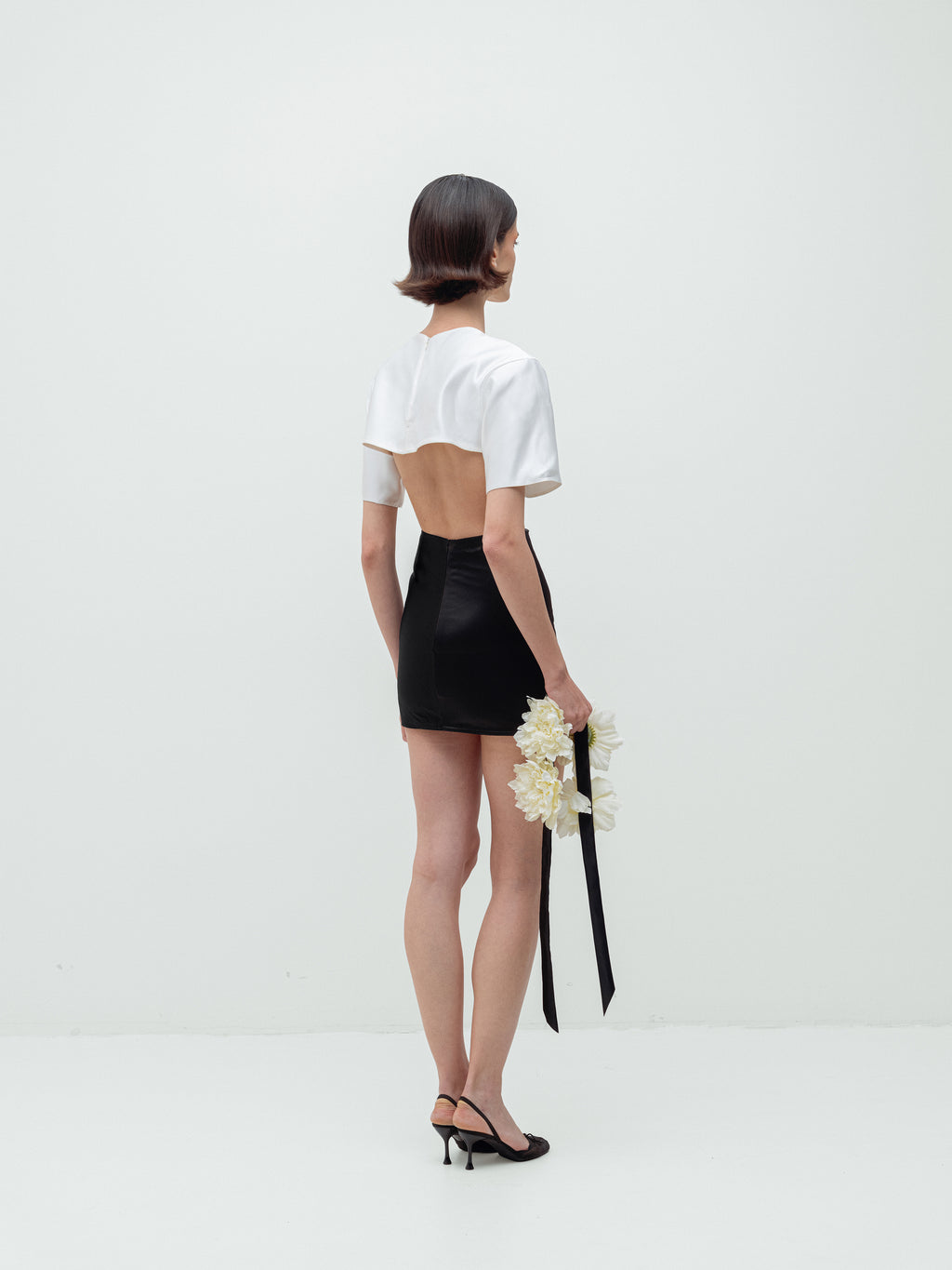LIVIA HIGH WAIST SKIRT BLACK