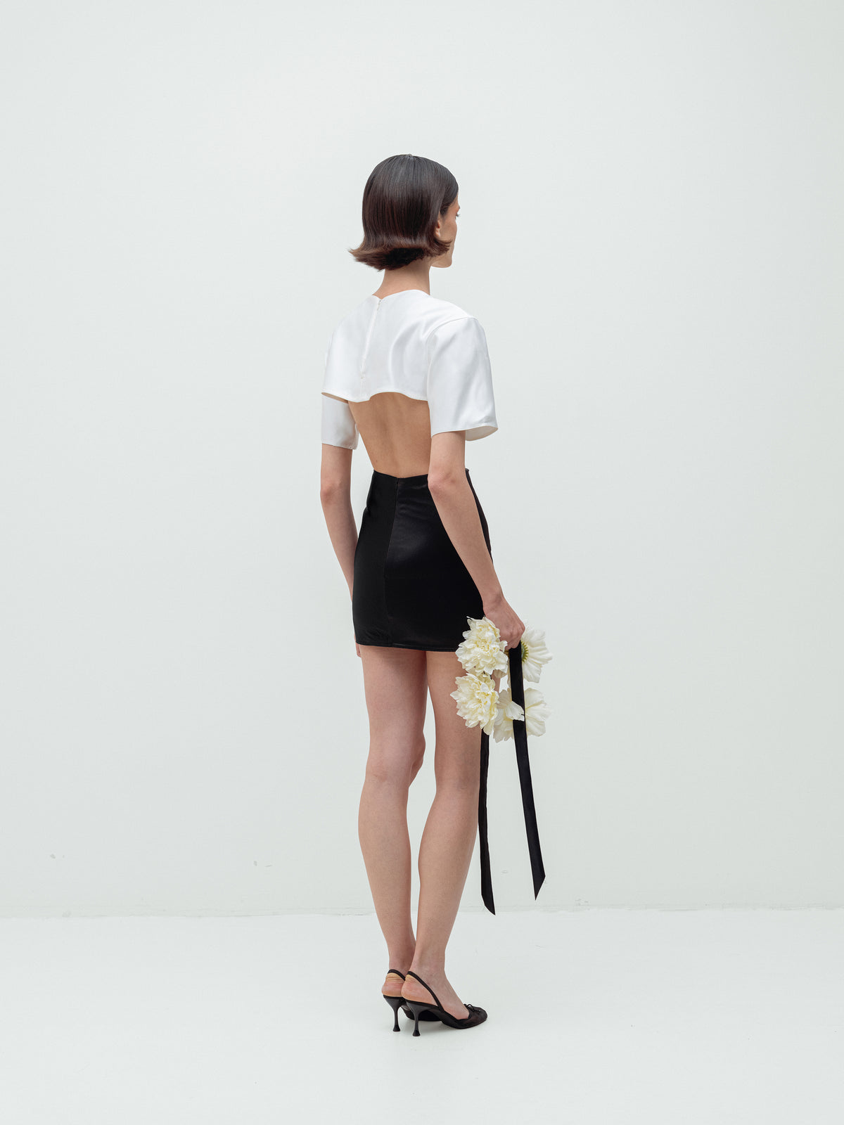 LIVIA HIGH WAIST SKIRT BLACK
